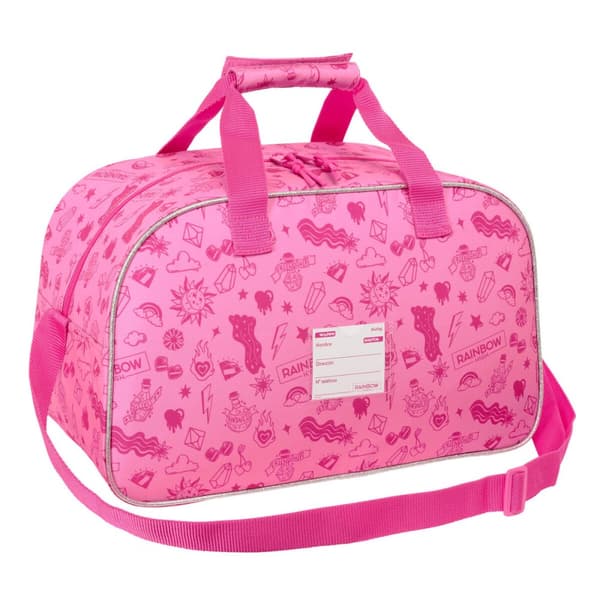 Urheilulaukku Rainbow High Shine Monivärinen 40 x 24 x 23 cm