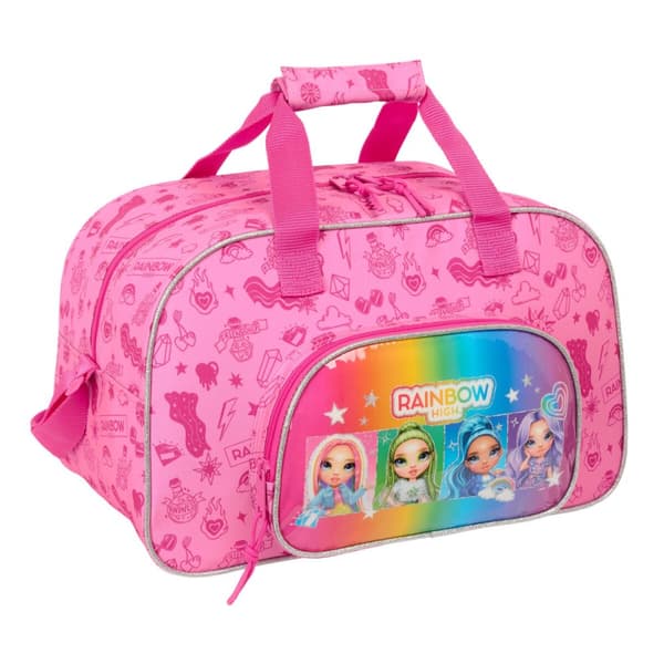 Urheilulaukku Rainbow High Shine Monivärinen 40 x 24 x 23 cm