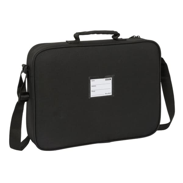 Skoletaske BlackFit8 California Blå Sort 38 x 28 x 6 cm