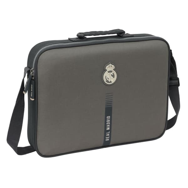 Koulureppu Real Madrid C.F. Harmaa 38 x 28 x 6 cm