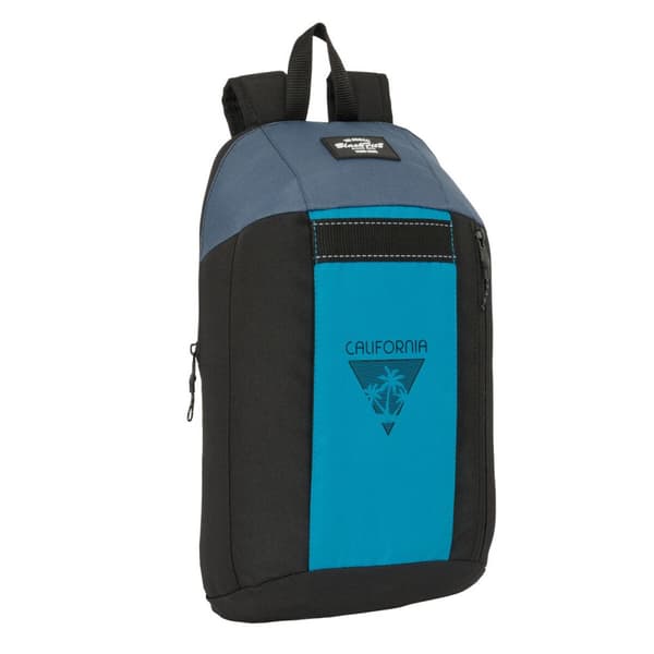 Casual Rygsæk BlackFit8 California Blå Sort 22 x 39 x 10 cm