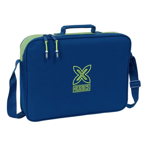 Skoletaske München Nord Marineblå 38 x 28 x 6 cm
