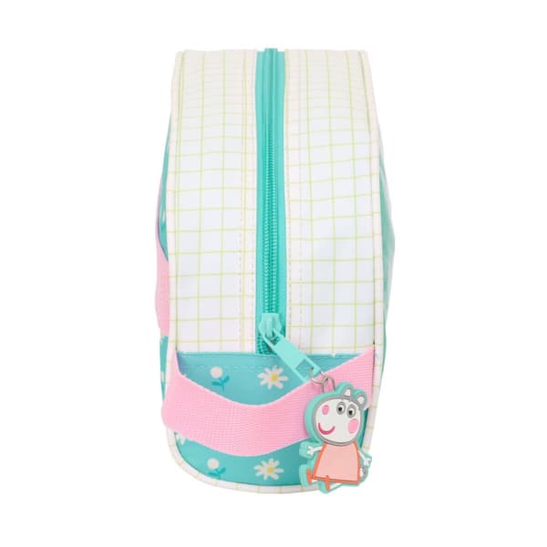 Travel Vanity Case Peppa Pig Smukke blomster Gul Mint 26 x 16 x 9 cm
