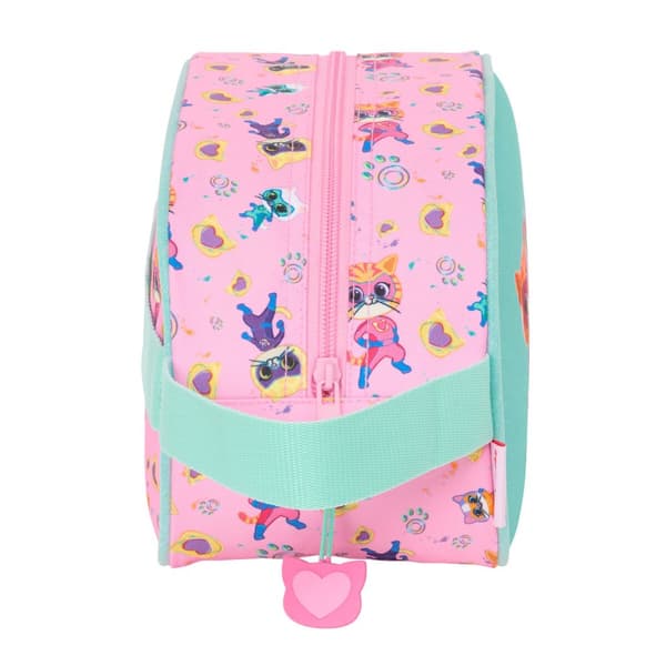 Travel Vanity Case SuperKitties Pink Turkis 26 x 15 x 12 cm