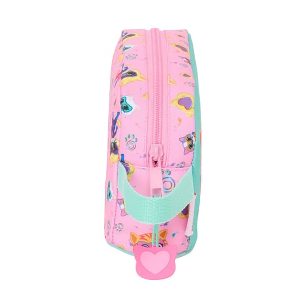 Holdall SuperKitties Pink Turkis 21,5 x 12 x 6,5 cm