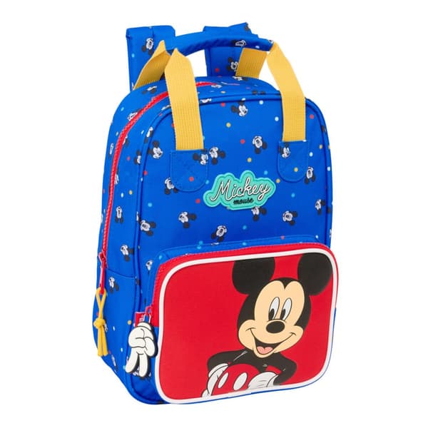 Skoletaske Mickey Mouse Klubhus Goddag Blå 20 x 28 x 8 cm