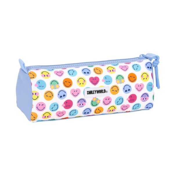 Holdall Smiley Joyful Multicolour Lyseblå 21 x 8 x 7 cm