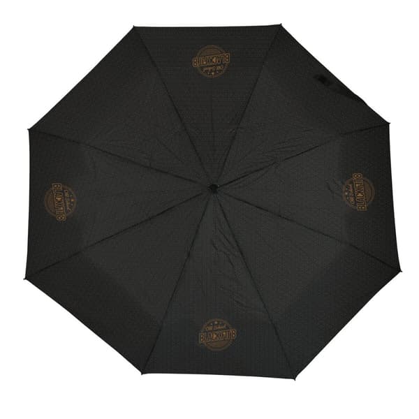 Sammenfoldelig Paraply BlackFit8 Old school Sort Grå Ø 98 cm