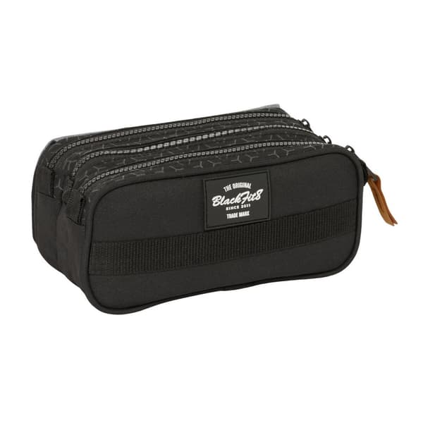Holdall BlackFit8 Old school Sort Grå 21,5 x 10 x 8 cm
