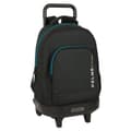 Miniatyrbillede 1 af 3: Skolerygsæk med hjul Kelme Iron Black 33 x 45 x 22 cm