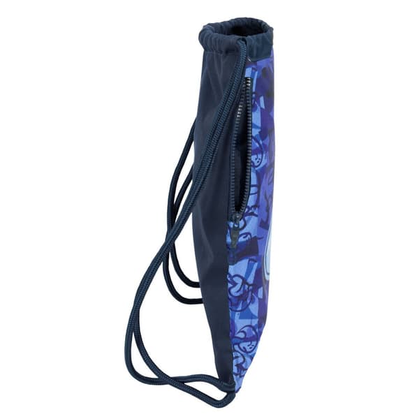 Reppu stringeillä El Niño Roller Blue Black 35 x 40 x 1 cm