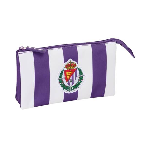 Holdall Real Valladolid C.F. Vit Lila 22 x 12 x 3 cm