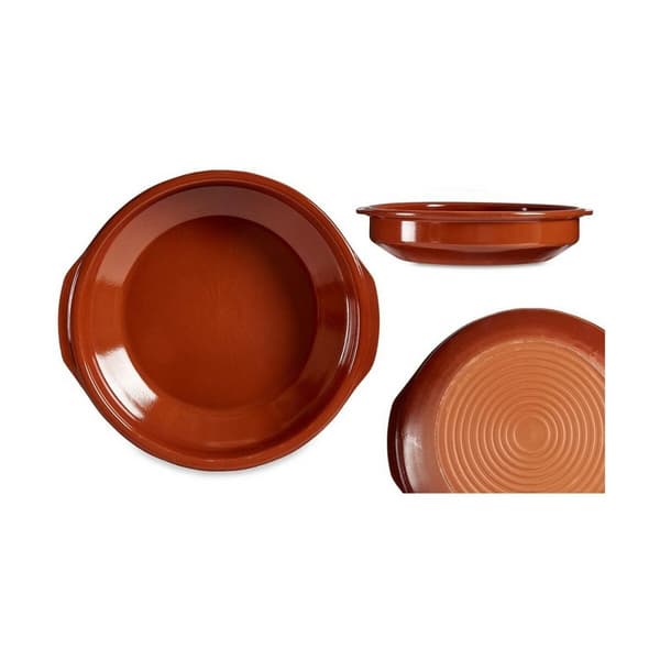 Kasserolle 0136 Honningbagt ler 38 x 7 x 36 cm (6 enheder)
