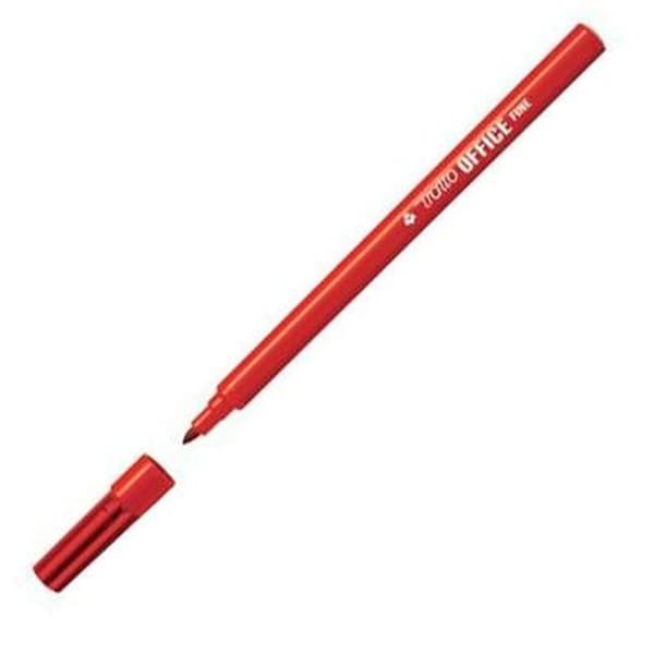 Filtpenne Tratto Red 12 stykker (10 enheder)