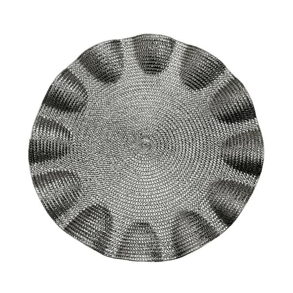 Bordsmatta Versa Silver Plast 38 x 38 cm
