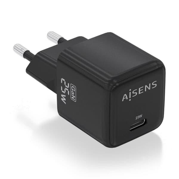 Seinälaturi Aisens ASCH-25W1P013-BK Musta 25 W (1 yksikkö)