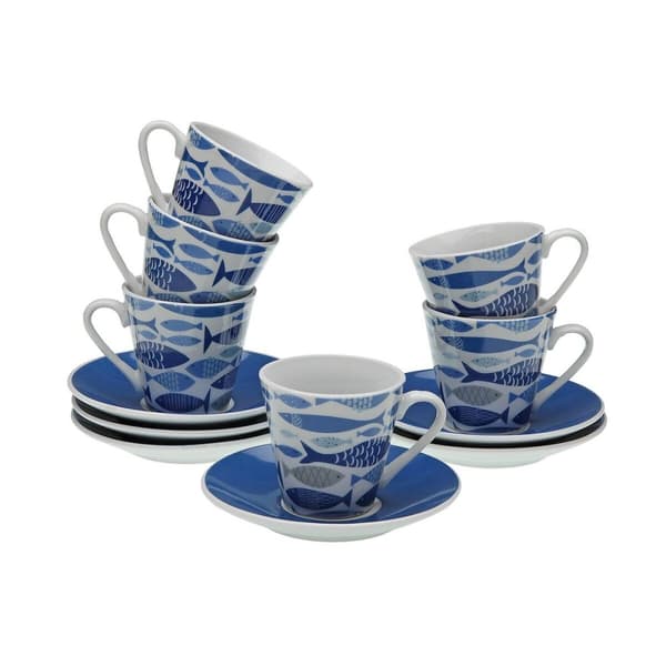 Piece Coffee Cup Set Versa Porslin