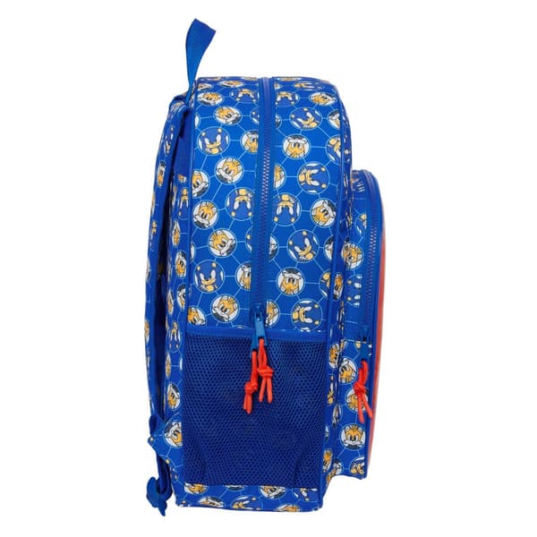 Koululaukku Sonic Prime Blue 33 x 42 x 14 cm