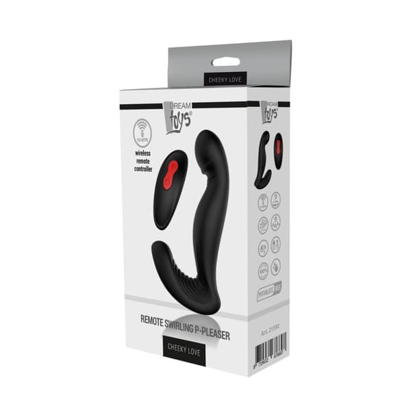 Anal Vibrator Dream Toys Essentials P-Pleaser Svart
