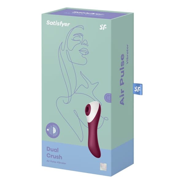Klitoris sugestimulator Satisfyer Dual Crush Red