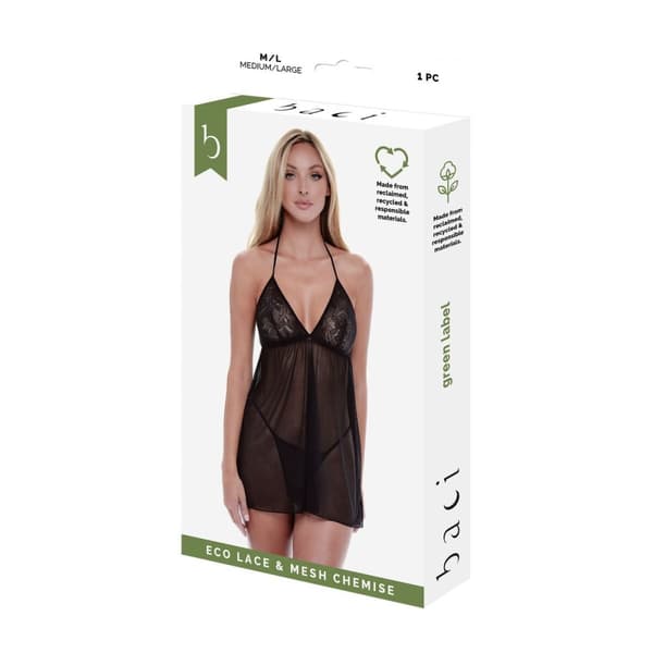 Babydoll Baci Alusvaatteet Musta M/L