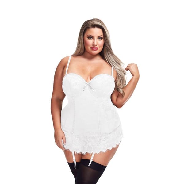 Korsett Baci Underkläder Vit (3XL/4XL)