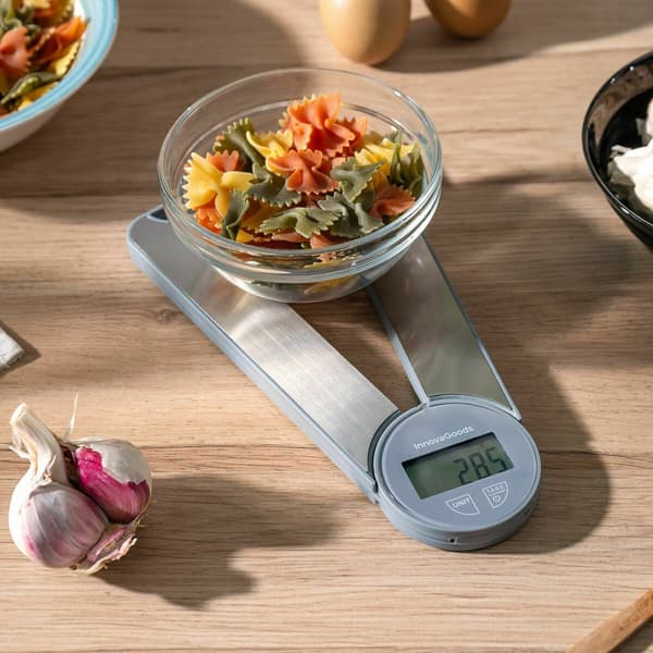 Vikbar digital köksvåg InnovaGoods Grå 5 kg (Refurbished A)