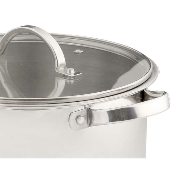 Gryta med glaslock Kinvara 17396 Silver 31 x 25 x 24 cm Induktion (4 enheter)