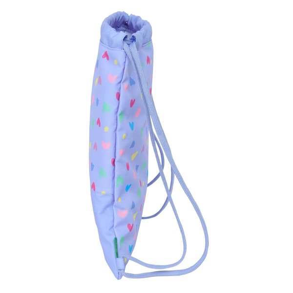 Rygsæk med Strings Benetton Lila Lilac 35 x 40 x 1 cm
