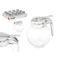 Miniatyrbillede 3 af 5: Cruet Vivalto YHP-032/BHA1 gennemsigtigt glas 260 ml 10,3 x 10 x 9 cm (12 enheder)