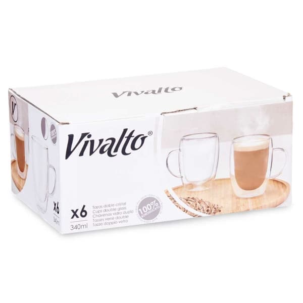 Mugg Vivalto OCT-DG2225L Transparent 340 ml (6 enheter)