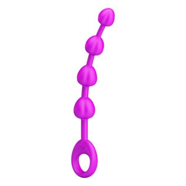 Anal Beads Pretty Love Conical Pink Silikone