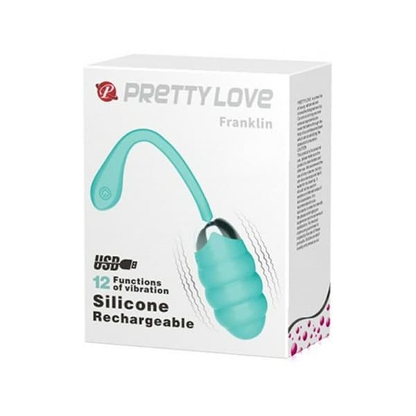 Egg Vibrator Pretty Love Franklin Turkis (Ø 3,6 cm)