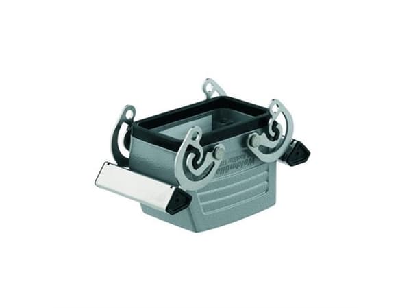 Weidmüller HDC 10B KBU 1M20G, Grå, Rustfritt stål, IP65, -40 - 125 °C, RoHS