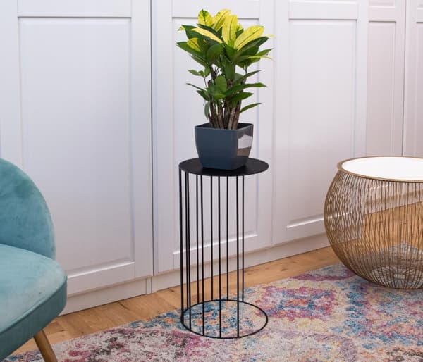 Metal stående blomsterstativ LOFT 50cm trådbord