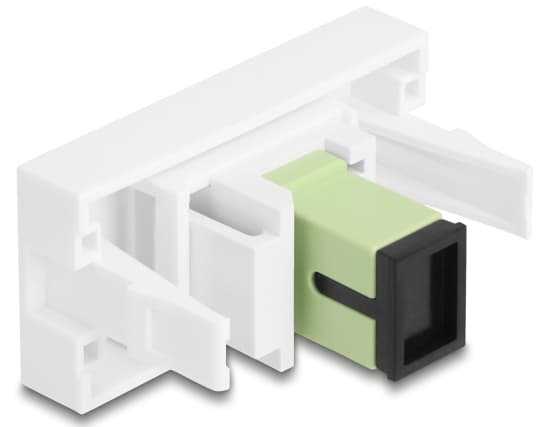 Delock Easy 45 -moduuli SC Simplex naaras SC Simplex naarasliitin limenvihreä / valkoinen
