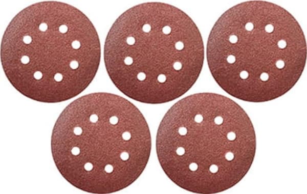 Abrasive discs with holes 5 pcs gradation 180# velcro diameter 125mm Dedra DED79476