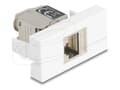 Miniatyrbilde 1 av 2: Delock Easy 45 Modul RJ45 Buchse zu LSA Cat.6A mit LED (90904)