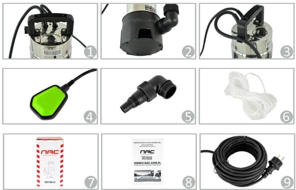 NAC DIRT WATER PUMP 750W SPE75HI-L2