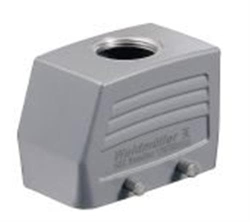 Weidmüller HDC 24D TOBU 1M25G, Grå, Rustfritt stål, IP65, -40 - 125 °C, RoHS