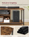 Miniatyrbillede 5 af 6: TV-skab, VASAGLE, 147x40x50 cm, Vintage Brun