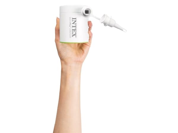 Intex 66637, Gummibåt, 200 l/min, Hvit, Plast, China, Batteri