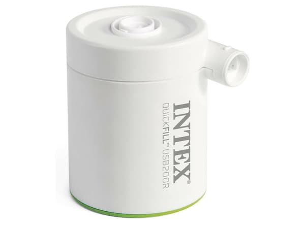 Intex 66637, Gummibåt, 200 l/min, Hvit, Plast, China, Batteri