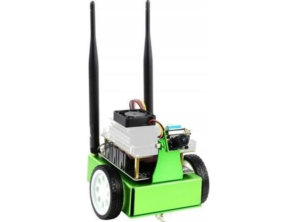 Waveshare JetBot, sarja kaksipyöräisen Al-robottialustan kokoamiseen, jossa on kamera, DC-moottori ja OLED-näyttö, Waveshare 16909