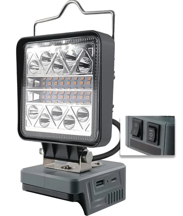 LED-työvalo 800-1800 lumenia Boschin sinisen sarjan akuille