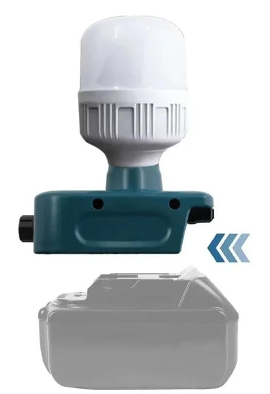 LED-arbetslampa 1300 lumen för Makita-batterier