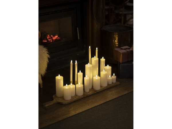 Sirius Sille Ladattava valaisinpönttö Mini Valkoinen - Ø 5 cm - K 6,5 cm - 2 kpl
