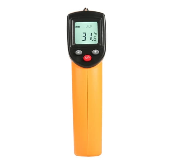 NAPOLI infrarød termometer, orange/sort (785-031)