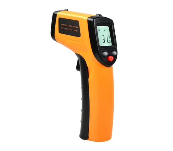 NAPOLI infrarød termometer, orange/sort (785-031)