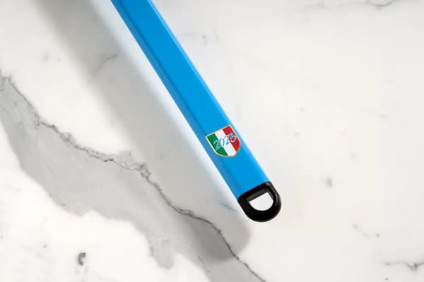 Gi.Metal Napoli Rectangular Perforated Pizza Peel 36x36 cm Handle 60 cm